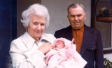 John and Louise Guglielmetti with Alison -  March 1976