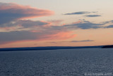 Sunset Over Yellowstone Lake