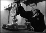 White Swan - Andrew pulls a pint