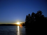 Megantic lake   sunset