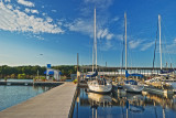Sail boat pier