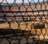 Shea Stadium being gutted