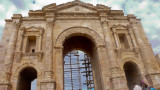 Gate to Jerash Roman ruins