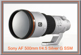Sony AF 500mm f/4.5 G SSM