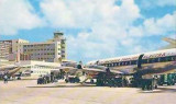 1960's - Eastern Air Lines Lockheed Electras on Concourse 5 at Miami International Airport