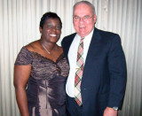 February 2009 - Cynthia Murray Thompson and Don Boyd at her daughter Kwanzas wedding