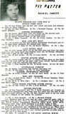 1966 - Rachiel Vanesse's Pit Patter column from page 3 of the Hollywood Speedway program