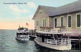 1910's - excursion boats at Elser's Pier in Miami