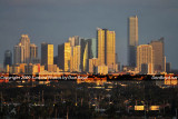 2009 - the Brickell Avenue area skyline at sunset