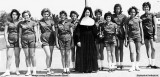 1961 - Sister John Kevin and the St. Marys Parochial Schools Volley Ball Team  (names below)