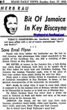 1953 - a Herb Rau column on Hugh Mathesons Jamaica Inn on Key Biscayne