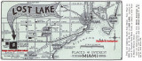 1930s - a map for the Lost Lake Caverns tourist attraction in Miami