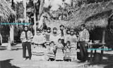 Seminole Indians at their village at Pirates Cove (later Coppingers Tropical Gardens), Miami