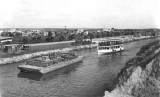 Late 1930s - the passenger launch Biscayne following a barge in the Miami Canal next to Hialeah
