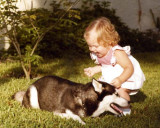 1978 - Karen and our Siberian Husky Sitka