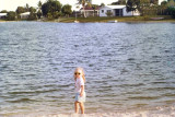 1978 - Karen at Lake Suzie beach in Miami Lakes