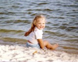 1978 - Karen at Lake Suzie beach in Miami Lakes