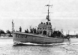 1940's - U. S. Navy Sub Chaser SC1014 in Government Cut