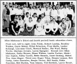 1957 - Fran Melfa (front row middle) and her 9th grade classmates at Kinloch Park Junior High School, Miami