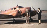 Early 1940's - a Langley Twin, NX29099, built in 1940 and made of plastic-bonded Mahogany at Miami Municipal Airport