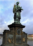 A STATUE OF ST JOHN OF NEPOMUK   793