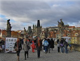 LOOKING TOWARDS THE MALA STRANA TOWERS