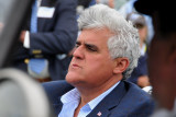 Tonight Show host Jay Leno brought a 5-ton car powered by an M47 Patton tank engine. (bc, cr)