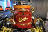 This 1909 Model K, like other Stanleys, has a steam engine.
