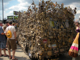 Artscape 2009 in Baltimore ... All the brass has doubled this vans weight, to about 10,000 pounds, according to the owner.