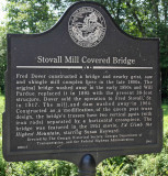 Stovall Mill Bridge Sign