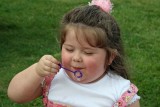 Harlee Blowing Bubbles