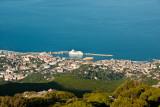 Bastia seen from the Sierra di Pigno (East coast)