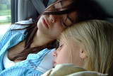 two sleepy girls