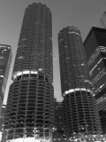 Marina Towers Black and White