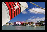 Cruise Ship Over City