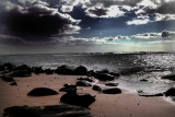 dark  beach USA Hawaii