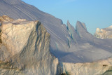 Midnightsun over the icefjord