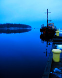 No ice in Lieksas  harbour in December 2007, 2008, 2009?