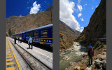 Train from Ollantaytambo to Aguas Calientes