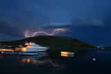 Storm with lightning