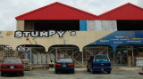Driving back to the Coco Reef, we saw Stumpys