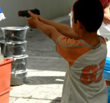 Shirt of kid-robber