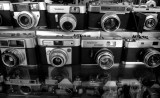 Old cameras in B&W