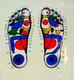 Colored feet