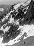 Dans le Cirque Sud de l'Ossau en hiver