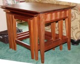 Nesting tables in mahogony (2009)