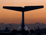 Ariana 727 tail... like a whale