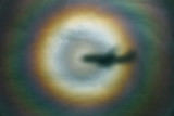 Rainbow in the clouds