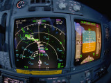 Navigation Display, approaching Amsterdam