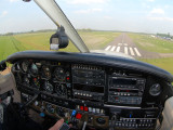 Short final Teuge, The Netherlands